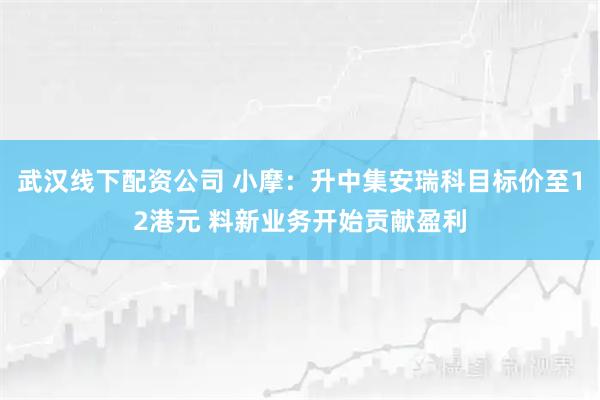 武汉线下配资公司 小摩：升中集安瑞科目标价至12港元 料新业务开始贡献盈利